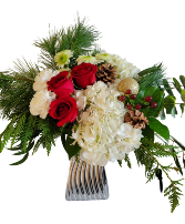 GBN Holiday Bling Vase Arrangement