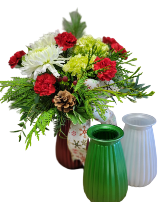 GBN Jazzy Noel Vase Arrangement