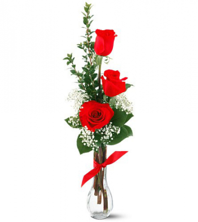 GD-V7 TRIO ROSES BOUQUET VALENTINE