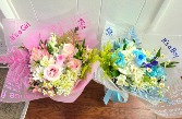 Gender Reveal Flower Arrangements 