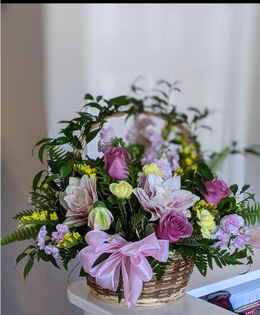 Gentle Blooms Basket sympathy flowers   in Apache Junction, AZ | No Reason Why Flowers