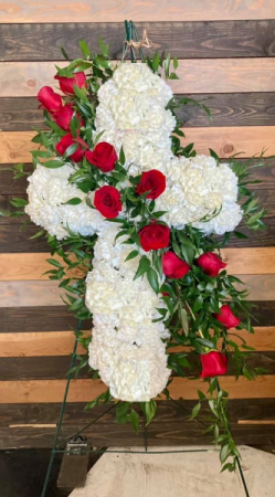 Gentle Crossover Standing Cross in Lakeside, CA | Finest City Florist
