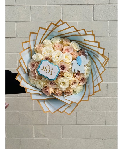 Gentle Joy - Baby Boy Bouquet 