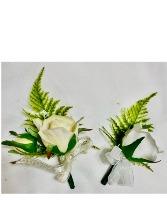 "Gentleman's Boutonnière"  Silk flower arrangement
