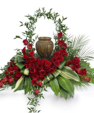 Gently Encompassed  Flowers for the Home or the Service 