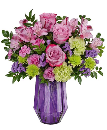 Geometric Rose Arrangement