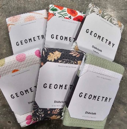 Geometry Dishcloth Set 