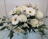 Georgeous Whites Vase Arrangement