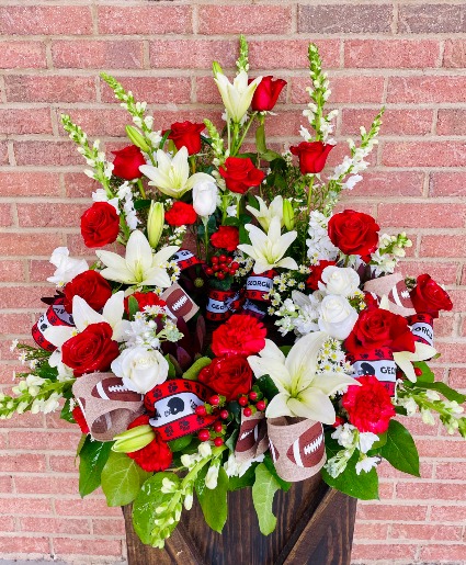 Georgia Bulldog Fan Cremation Wreath