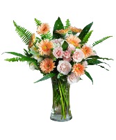 Gerbera Baby Girl All Around Arrangement