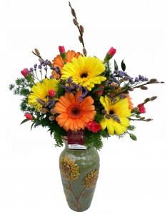 Gerbera Daisy Vase Arrangement