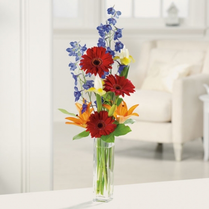 Gerbera Greetings Vase Arrangement
