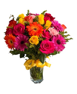 Gerberas & rosas  Delicate