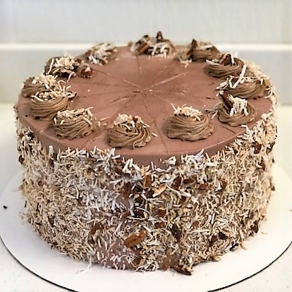 German Chocolate Cake Fresh from the Bakery