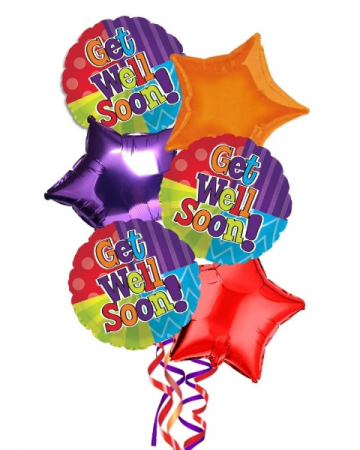 Get Well Balloon Bouquet in Coral Springs, FL | DARBY'S FLORIST
