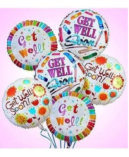 Get well balloon bouquet balloon