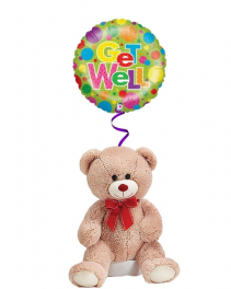 Get Well Bear with Mylar 