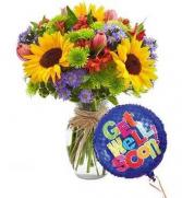 Get Well Bouquet Mixed Floral Celebration in Ventura, California | Mom And Pop Flower Shop