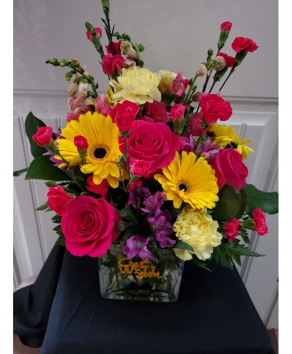 Get Well Bright colorful get well arrangement