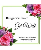 Get Well Designer's Choice  in Jacksonville, Florida | DINSMORE FLORIST INC.