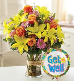 Get Well Soon Balloons Bouquet Get well in Coconut Grove, FL - Luxury  Flowers