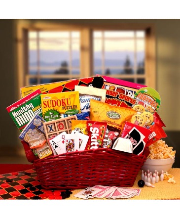 Fun and Games Gift Basket in Sutton, MA | POSIES 'N PRESENTS