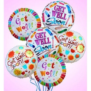 Get Well Mylar Balloon Gift