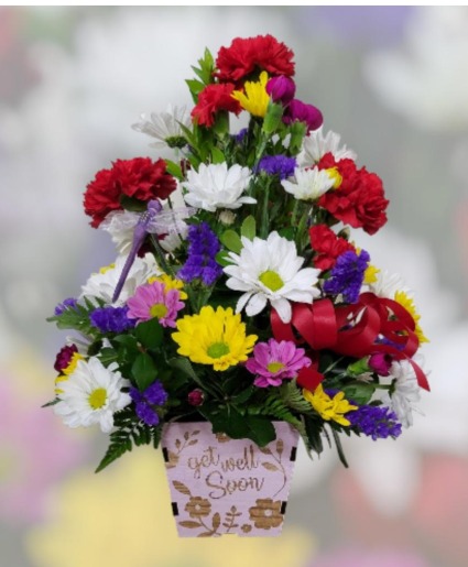 Get Well Soon Bouquet  FHF-GW01 Fresh Flower Arrangement (Local Delivery Area Only)