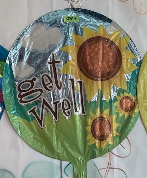 Get Well Sunflower Balloon 