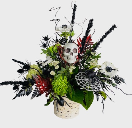 Ghastly Garden Gala Bouquet Halloween Floral Arrangement