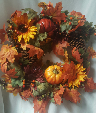 FALL SILK WREATH...20