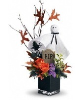 GHOSTS AND FLOWERS Halloween