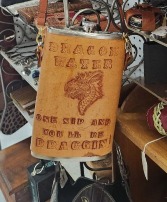 Giant  Leather Flask gift