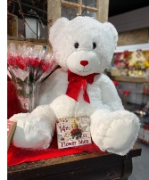 Giant White Plush Bear Gift Item