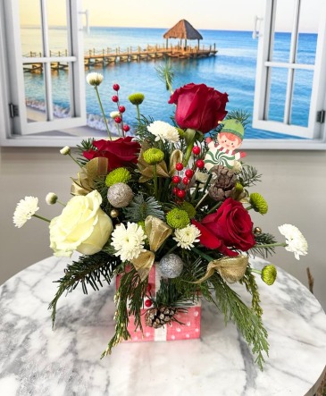 Gift Box Holiday  in Sugar Land, TX | BOUQUET FLORIST