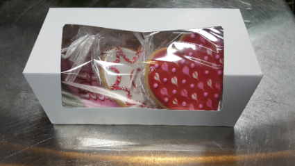 Gift Boxed  Valentine Cookies by Sweet Alainas $12.00