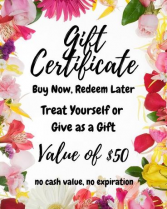 Gift Certificate Gift