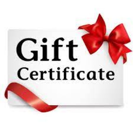 Gift Certificate Gift certificate 