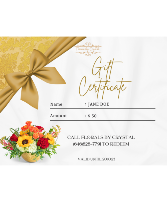 Gift Certificate 