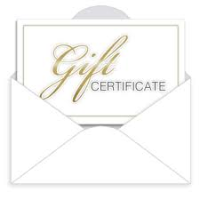 Gift Certificates Available 