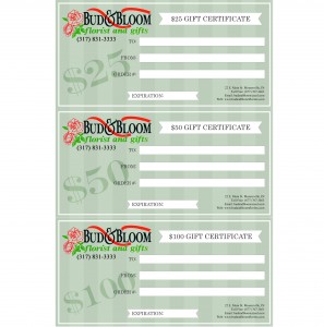Gift Certificates Gift Items