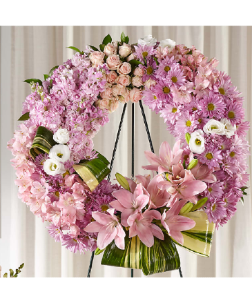 Gift of Warmth Wreath  in Highlands, TX | Alma's Flowers