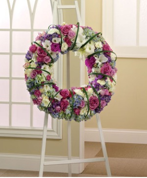 Gift of Warmth Wreath sympathy arrangements