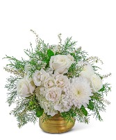 Gilded Winter Flower Arrangement