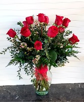 Gina's Long Stem Red Roses Exclusively at Mom & Pops