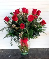 GINA'S LONG STEM RED ROSES EXCLUSIVELY AT MOM & POPS