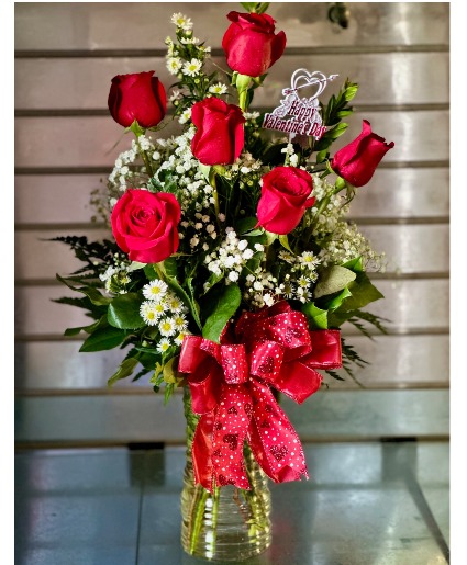Gina's Valentine's half dozen Special 6 Red Roses