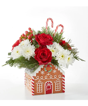 Gingerbread Bakery Bouquet Flower Arrangement