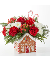 Gingerbread Bakery Bouquet Vase arrangement