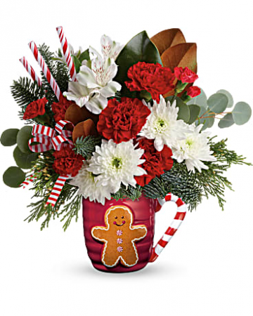 Gingerbread Greetings Flower